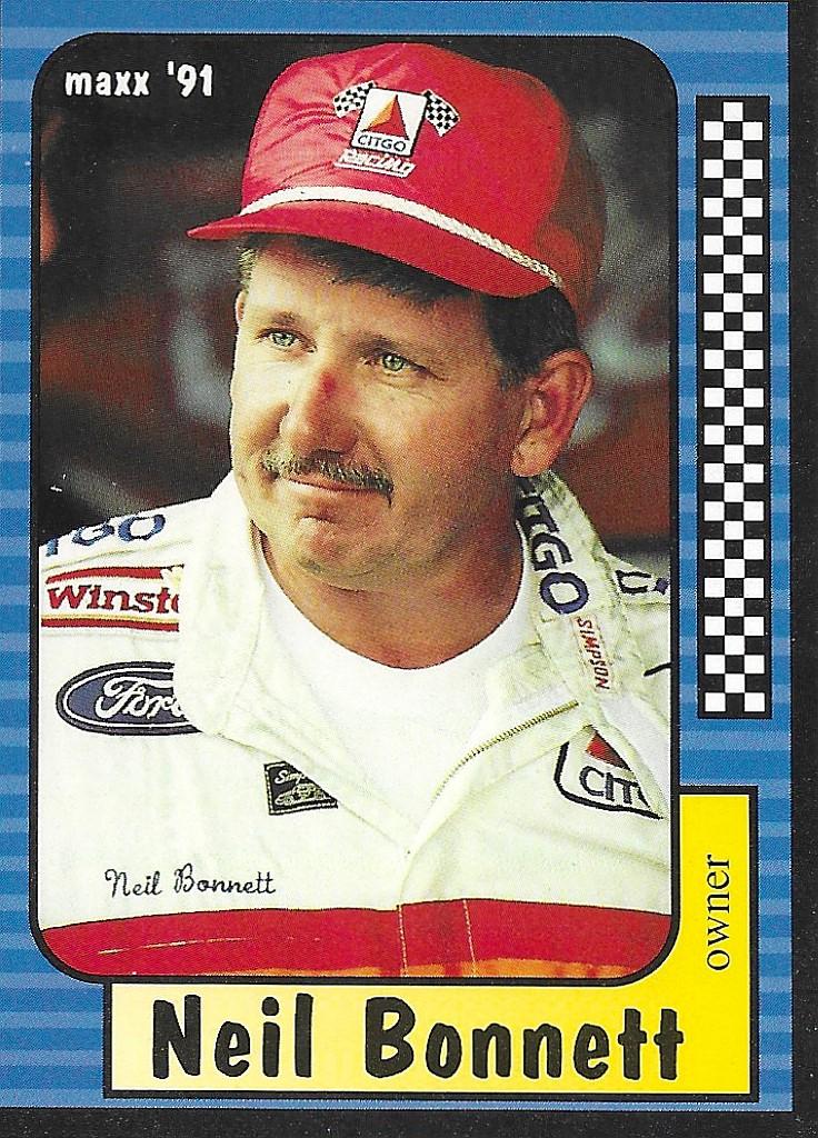 Neil Bonnett #36 Racing Cards 1991 Maxx