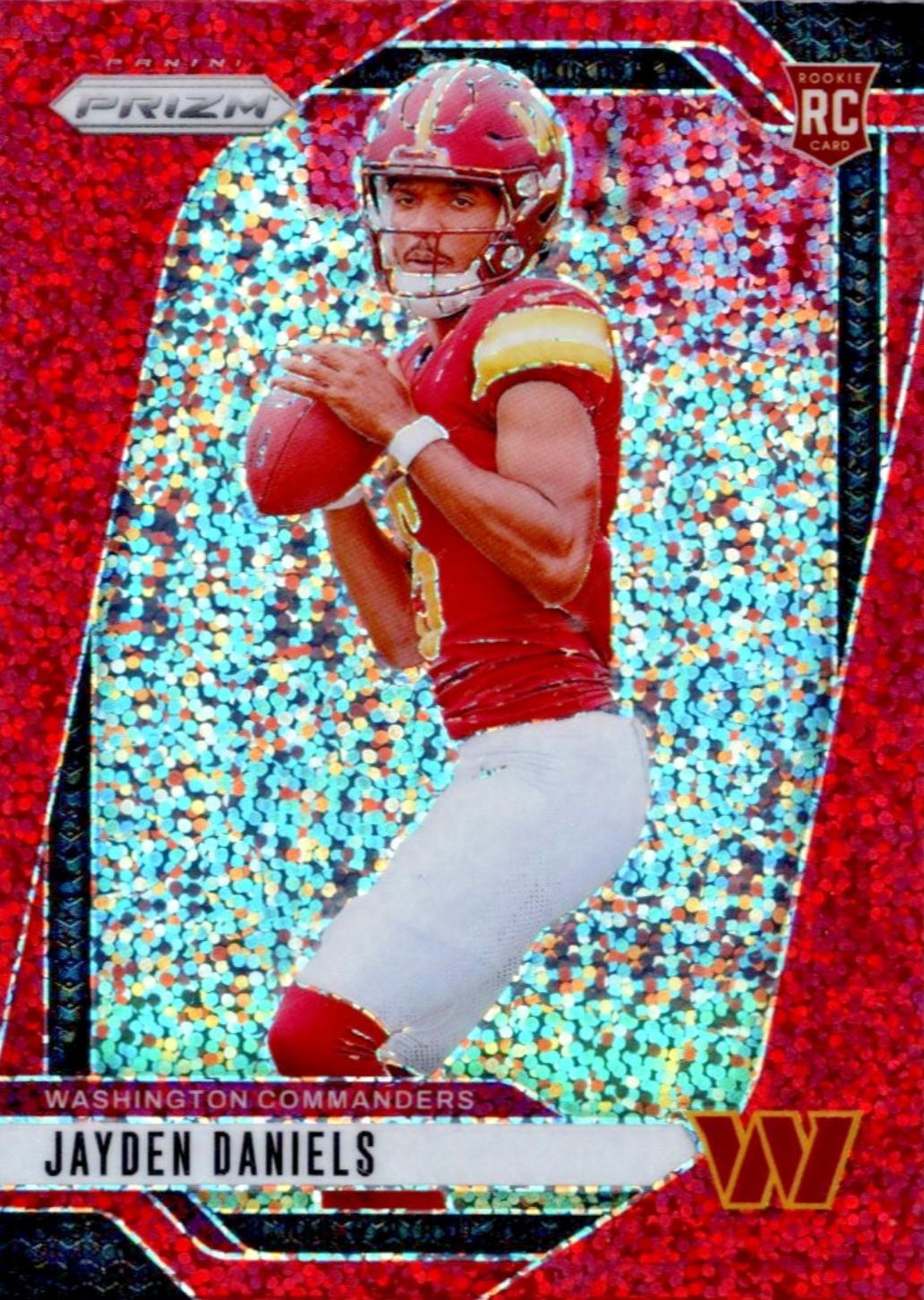 Jayden Daniels [Red Sparkle] #347 Prices | 2024 Panini Prizm