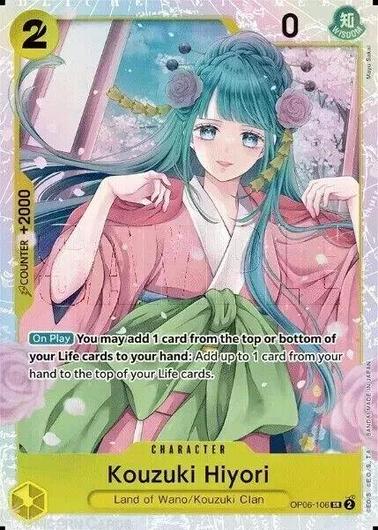 Kouzuki Hiyori OP06-106 Cover Art