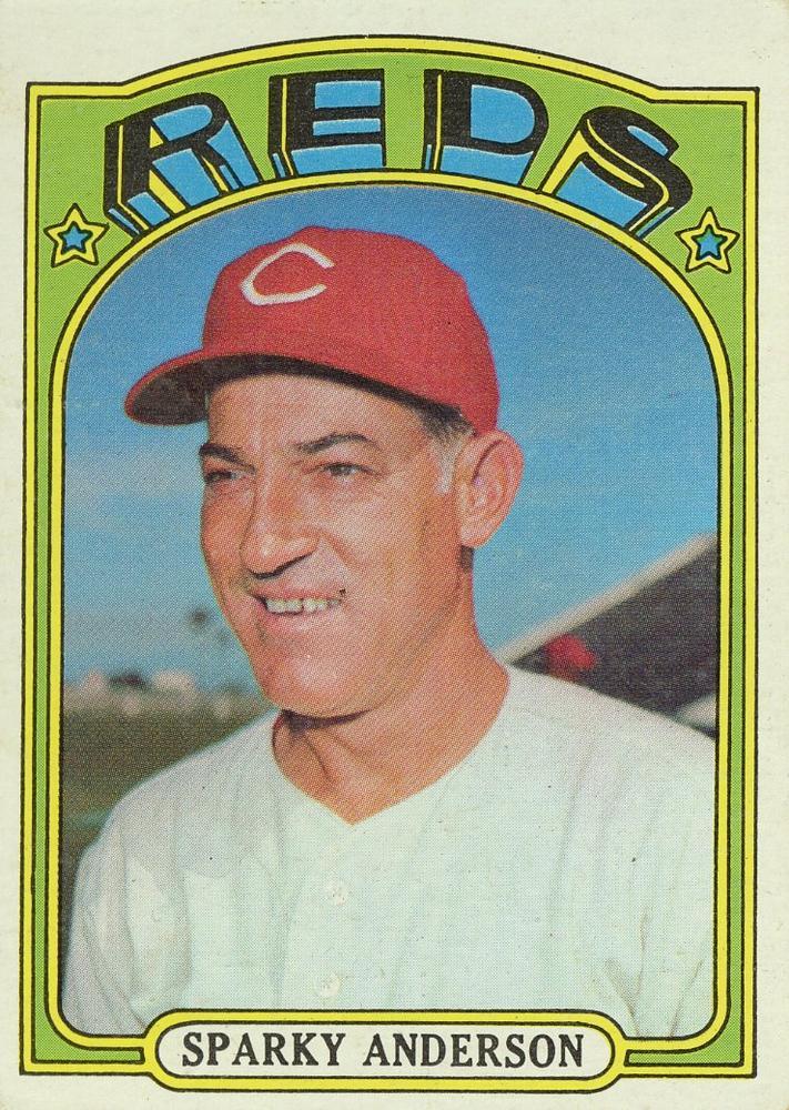 Sparky Anderson #358 1972 Topps Baseball