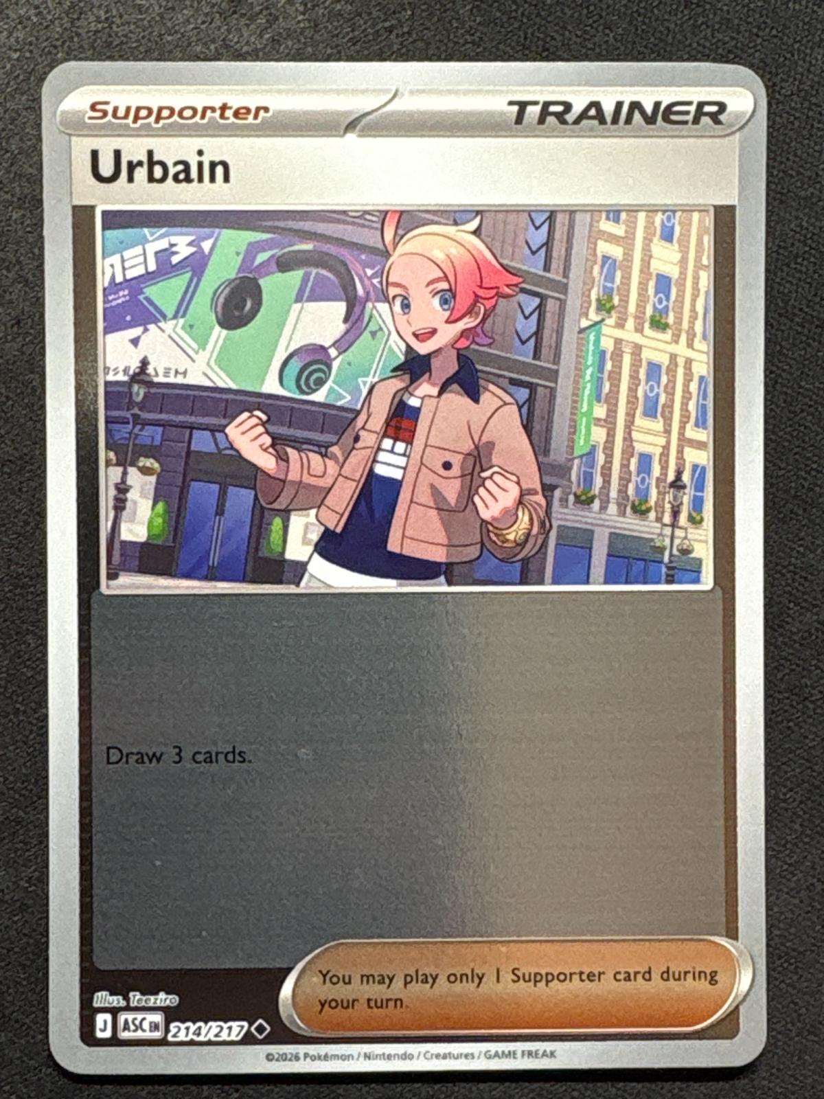 Urbain [Reverse Holo] #214 Prices | Pokemon Ascended Heroes