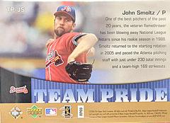 Back | John Smoltz Baseball Cards 2006 Upper Deck Team Pride