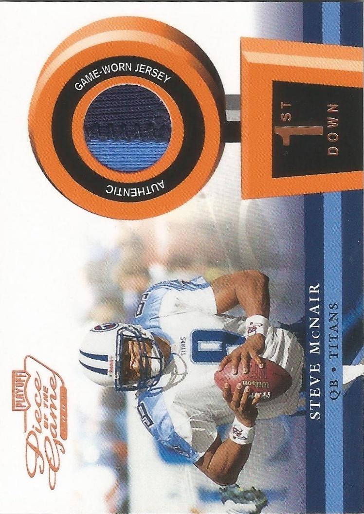 Steve McNair #POG-47 2002 Playoff Piece Of The Game Football
