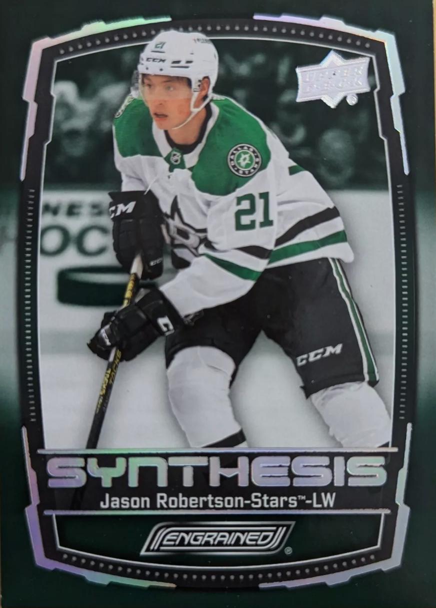 Jason Robertson #S-45 Hockey Cards 2023 Upper Deck Engrained Synthesis
