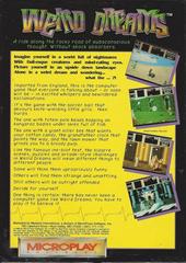 US Back Cover | Weird Dreams PC Games