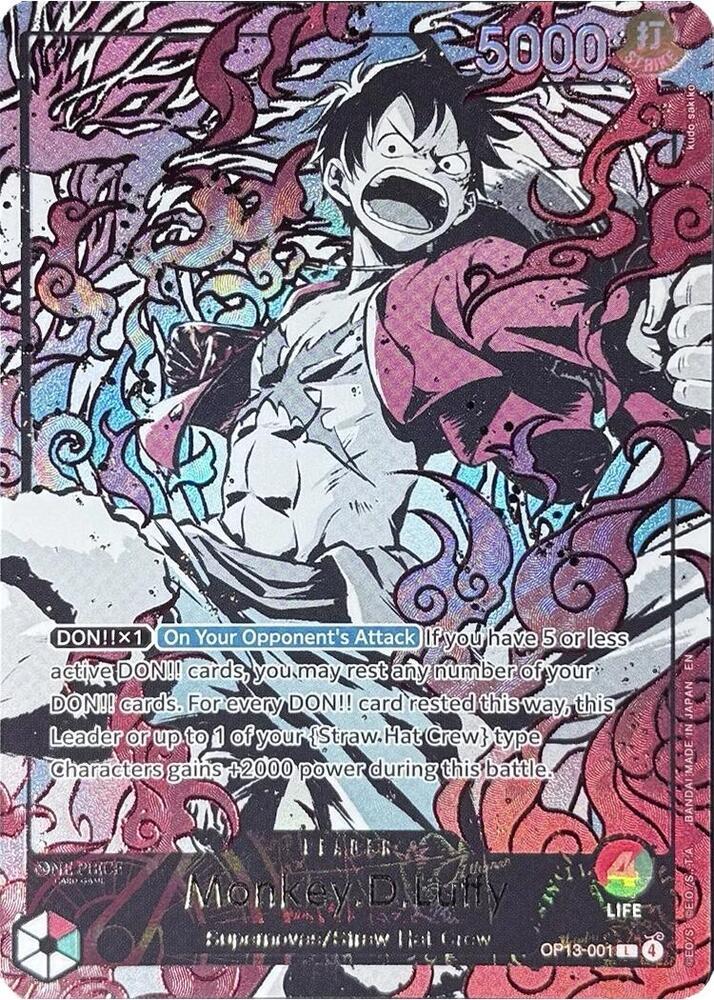 Monkey.D.Luffy OP13-001 Prices | One Piece Promo | One Piece Cards