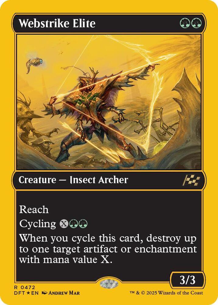Webstrike Elite [First Place Foil] (Magic Aetherdrift)
