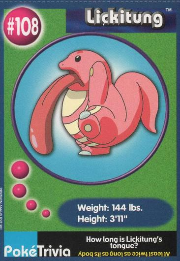 Lickitung #108 Cover Art