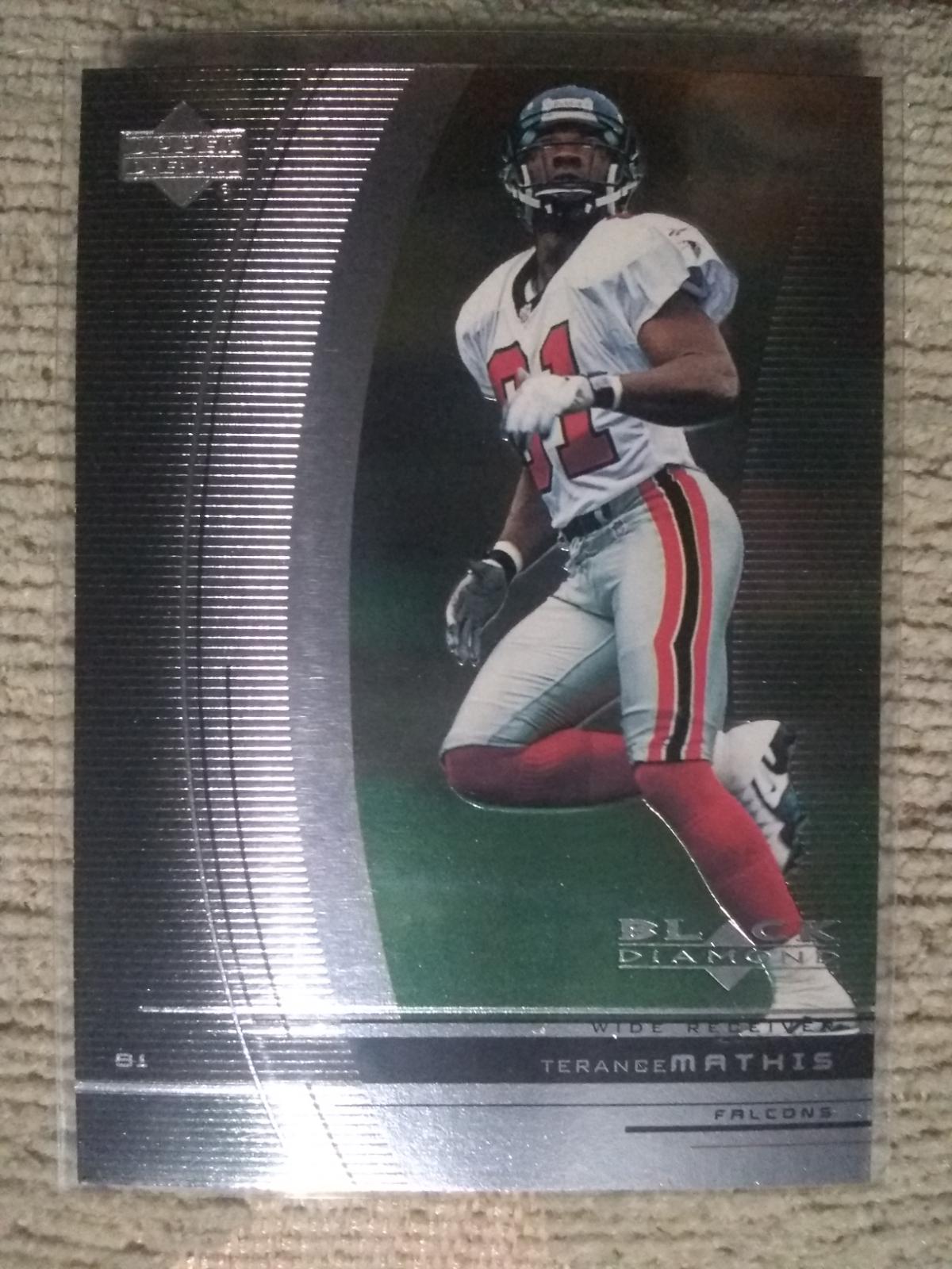 Terance Mathis #6 Football Cards 1999 Upper Deck Black Diamond