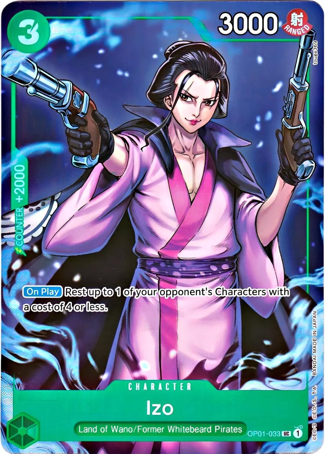 Izo [Bandai Fest] OP01-033 Prices | One Piece Romance Dawn | One