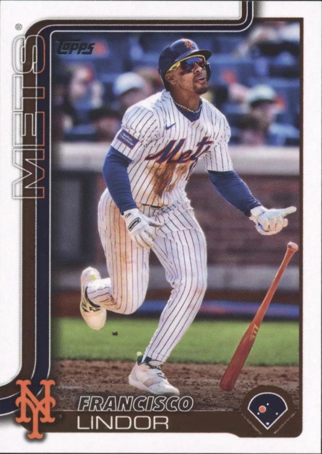 Francisco Lindor #350 Baseball Cards 2025 Topps
