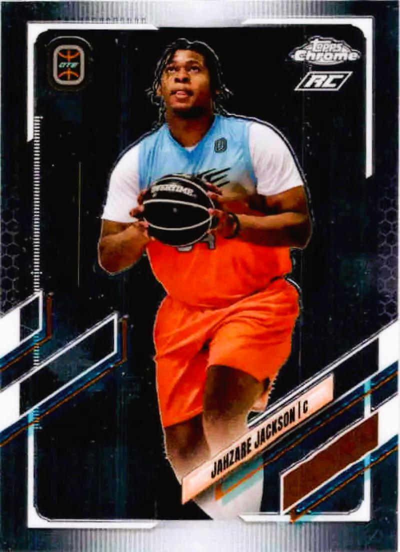 Jahzare Jackson #25 Basketball Cards 2021 Topps Chrome OTE Overtime Elite