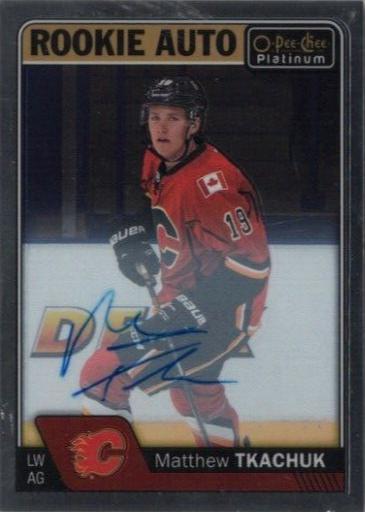 Matthew Tkachuk #R-MT 2016 O Pee Chee Platinum Rookie Autographs Hockey