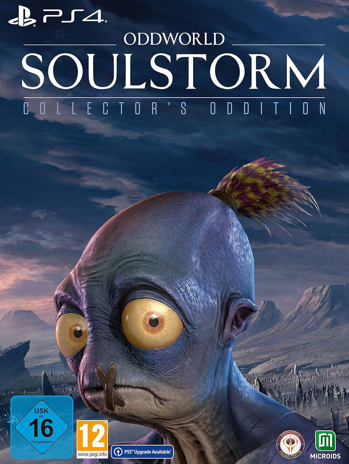 Carátula de Oddworld: Soulstorm Collector's Oddition para PS4 (edición PAL España)