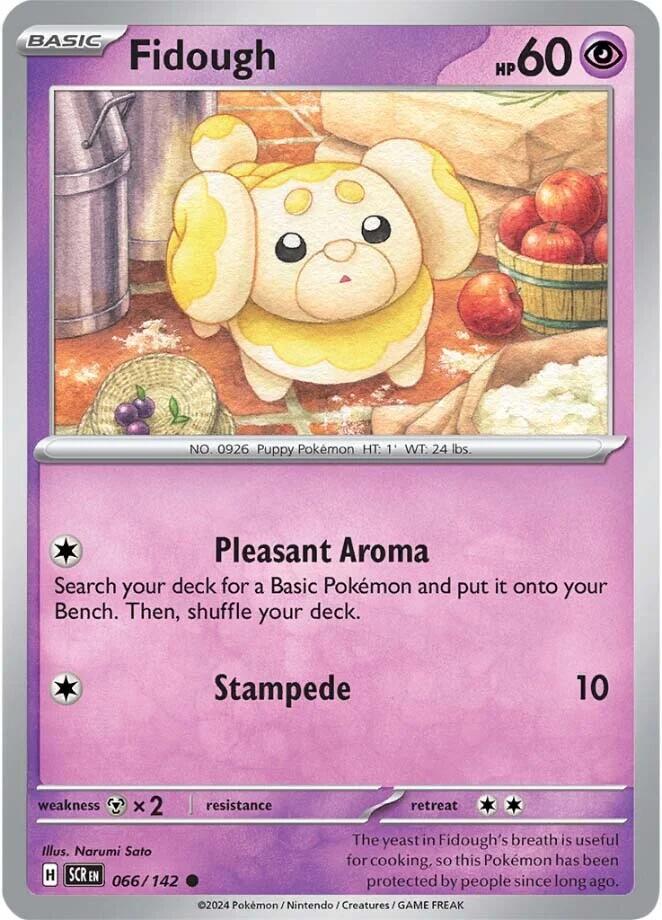 Fidough #66 Pokemon Stellar Crown