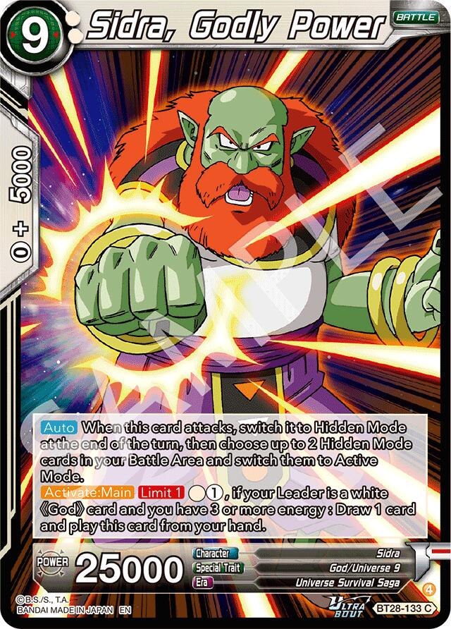 Sidra, Godly Power front