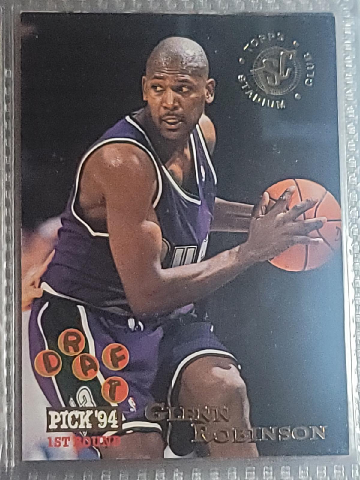 Glenn Robinson #183 Basketball Cards 1994 Stadium Club