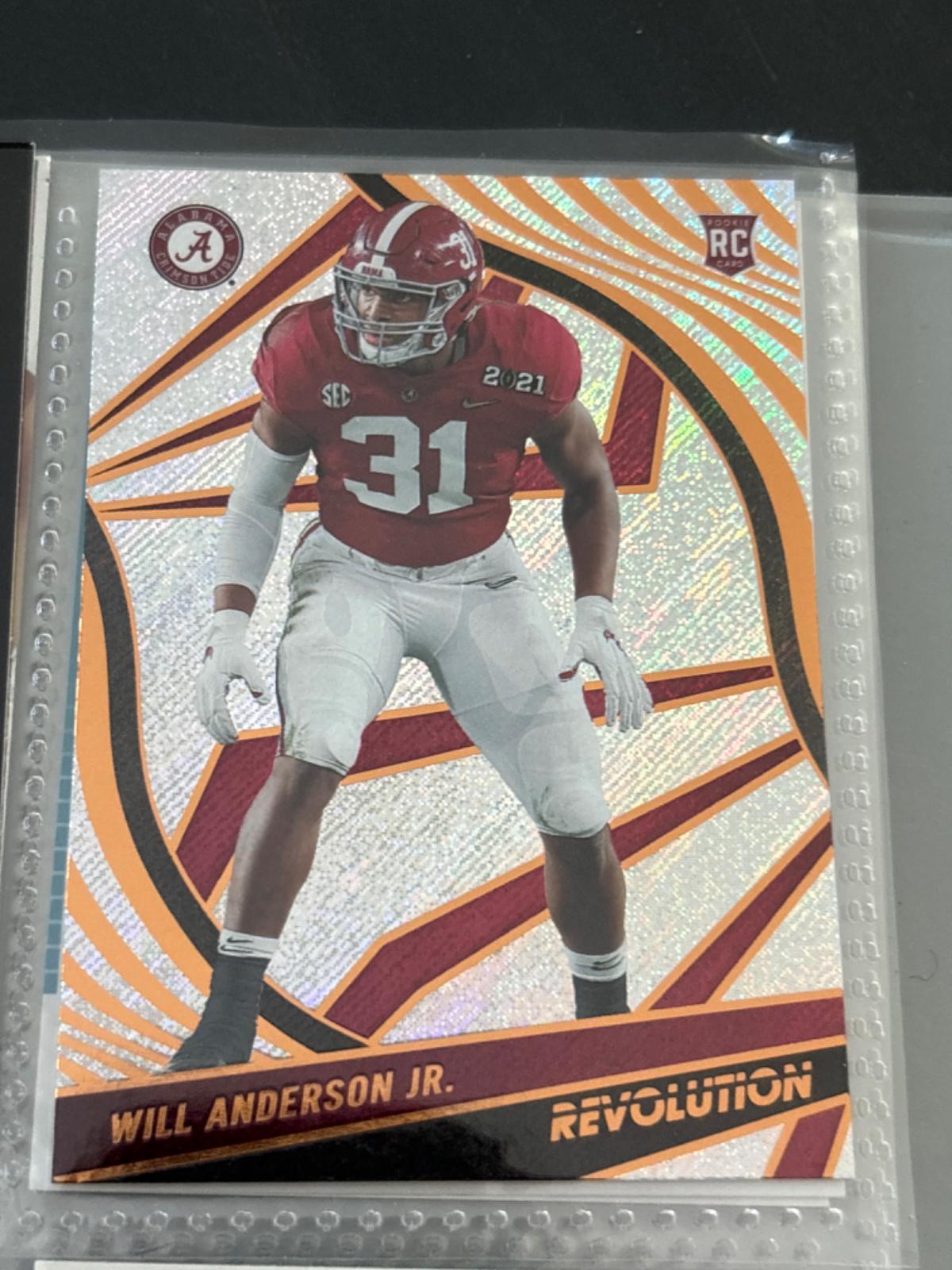 Will Anderson Jr. #50 Football Cards 2023 Panini Chronicles Draft Picks Revolution