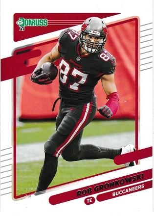 Rob Gronkowski #104 Football Cards 2021 Panini Donruss