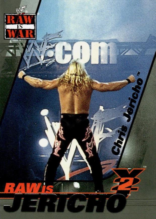 Chris Jericho #15RJ Wrestling Cards 2001 Fleer WWF Raw Is War Jericho