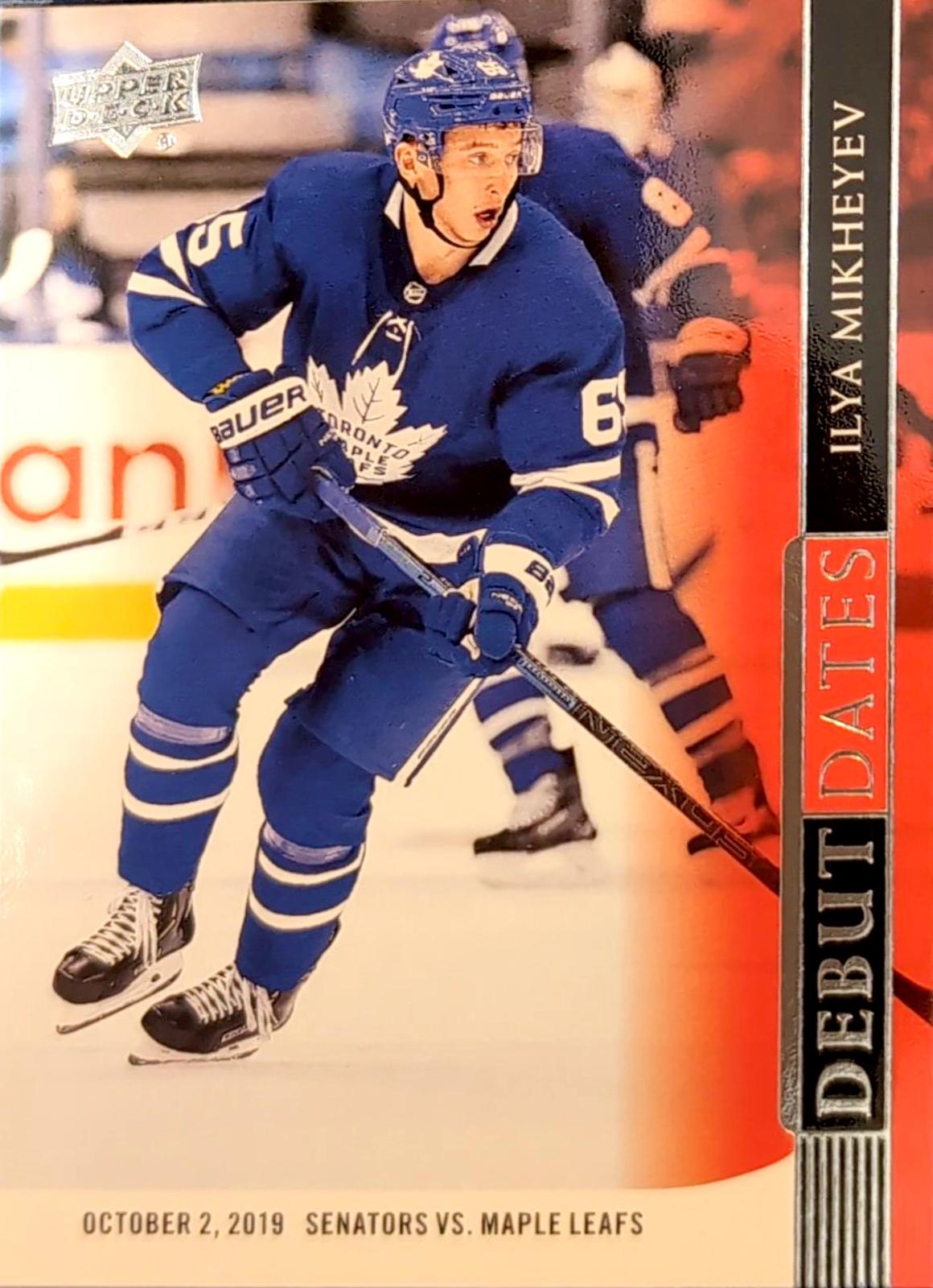 Ilya Mikheyev #DD-11 Hockey Cards 2020 Upper Deck Debut Dates