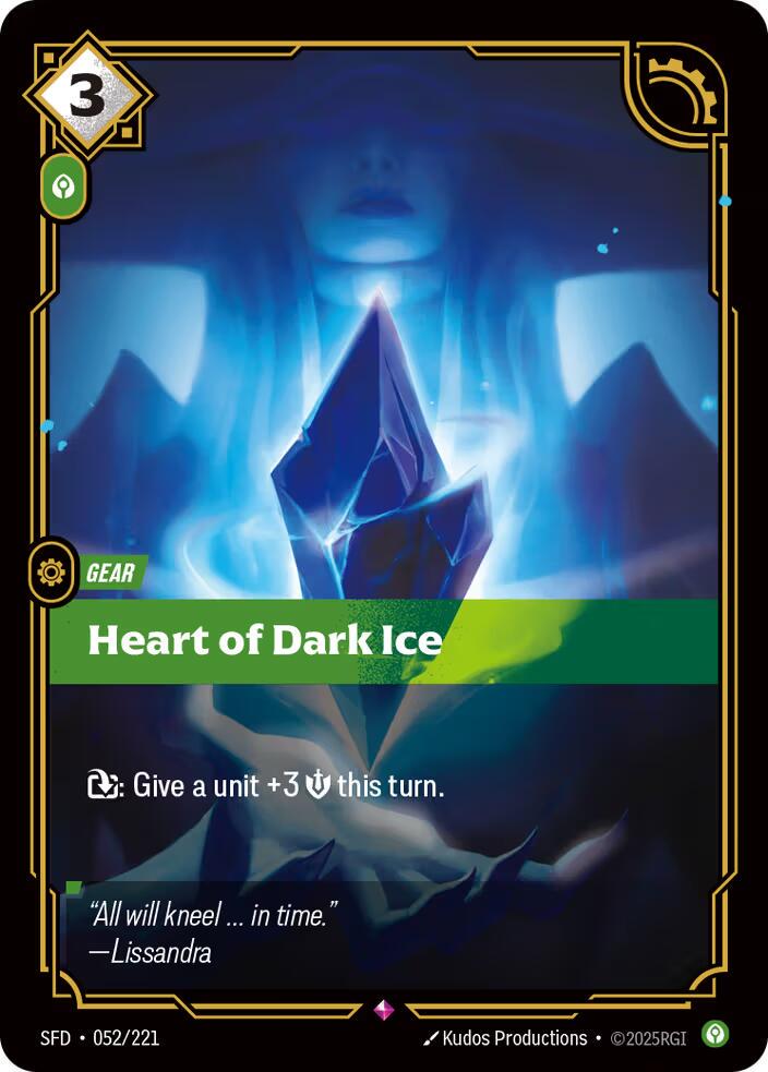 Flesh and Blood 氷の精神 Heart of Ice Flesh and Blood Trading Card Game Tales of Aria Heart of Ice Cold