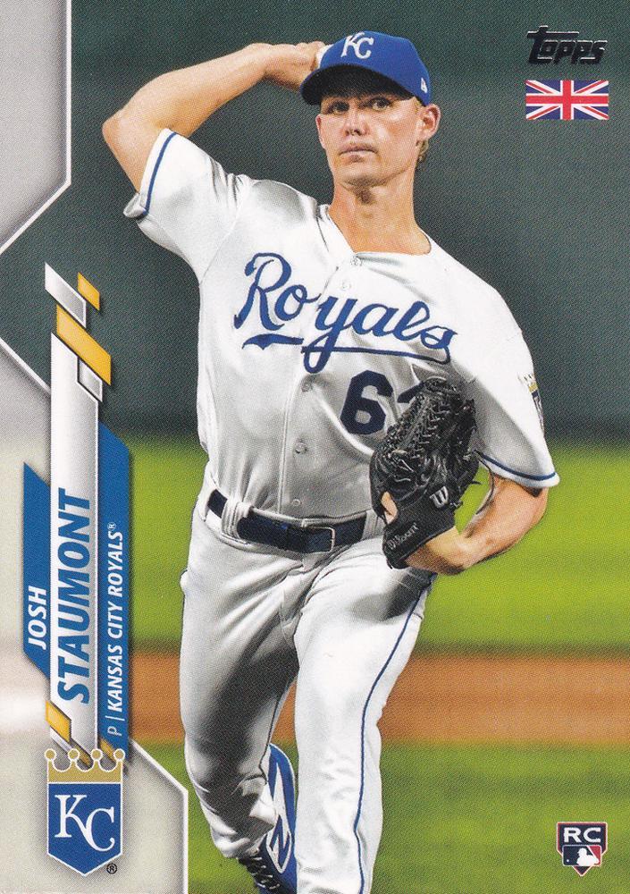 Josh Staumont #121 2020 Topps UK Edition Baseball