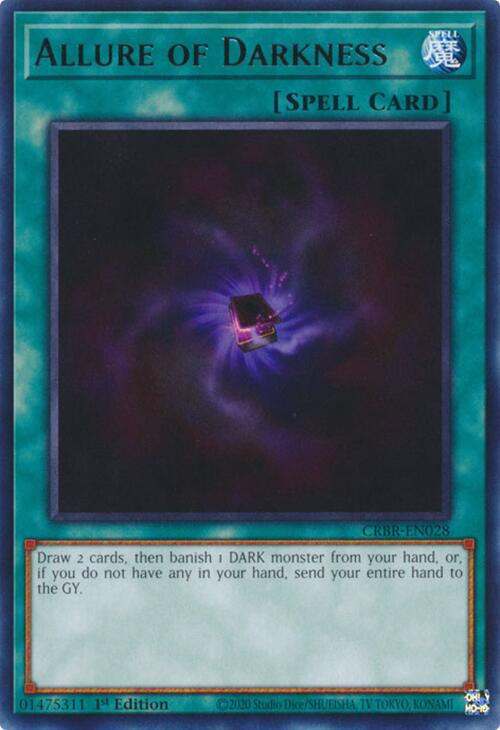 Allure of Darkness CRBR-EN028 YuGiOh Crossover Breakers