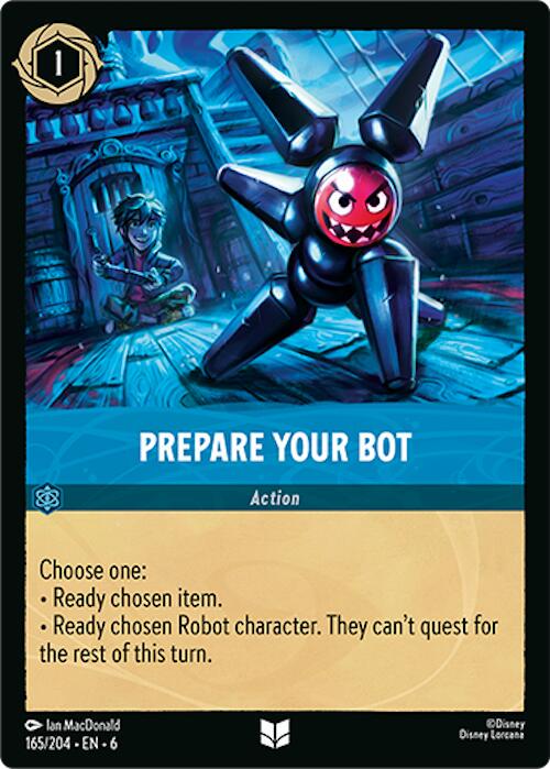 Prepare Your Bot #165 Lorcana Azurite Sea