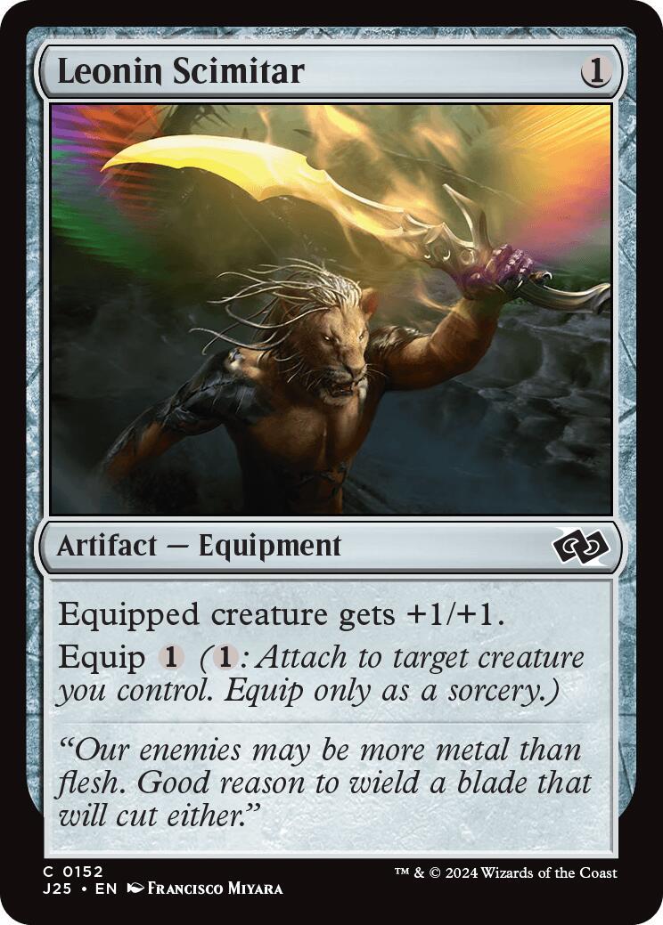 Leonin Scimitar (Magic Foundations Jumpstart)