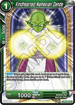 Kindhearted Namekian Dende BT4-055 Dragon Ball Super Colossal Warfare