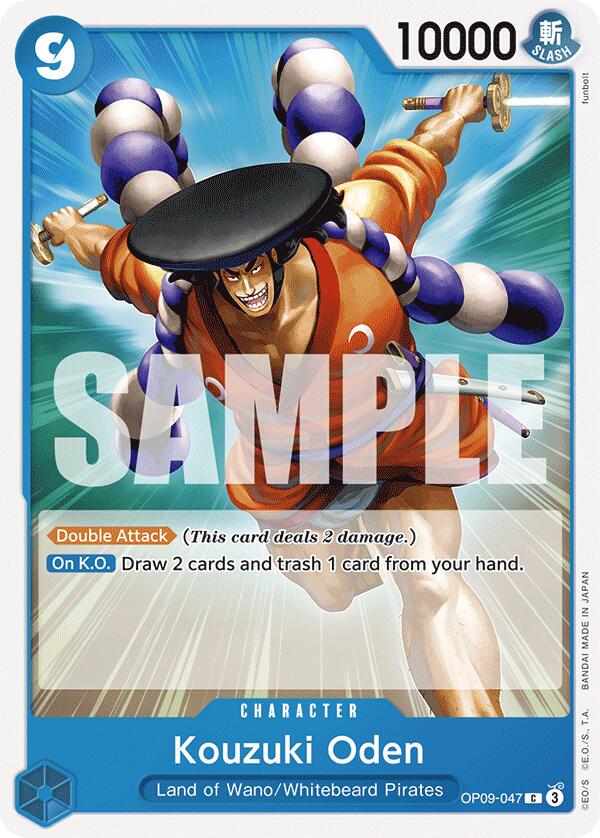 Kouzuki Oden OP09-047 One Piece Emperors in the New World