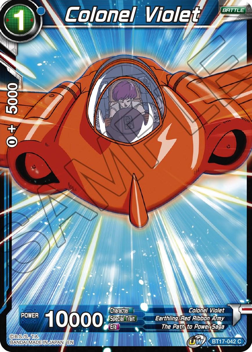 Colonel Violet BT17-042 Dragon Ball Super Ultimate Squad