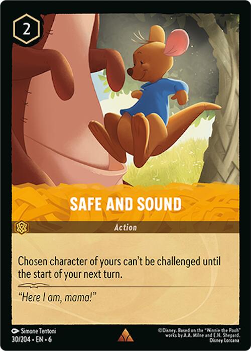 Safe and Sound #30 Lorcana Azurite Sea