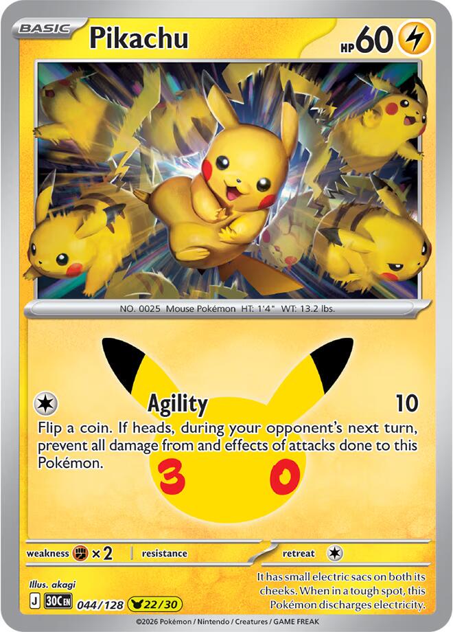 2026 Pikachu #44