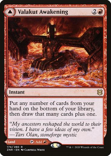 Valakut Awakening & Valakut Stoneforge #174 Magic Zendikar Rising