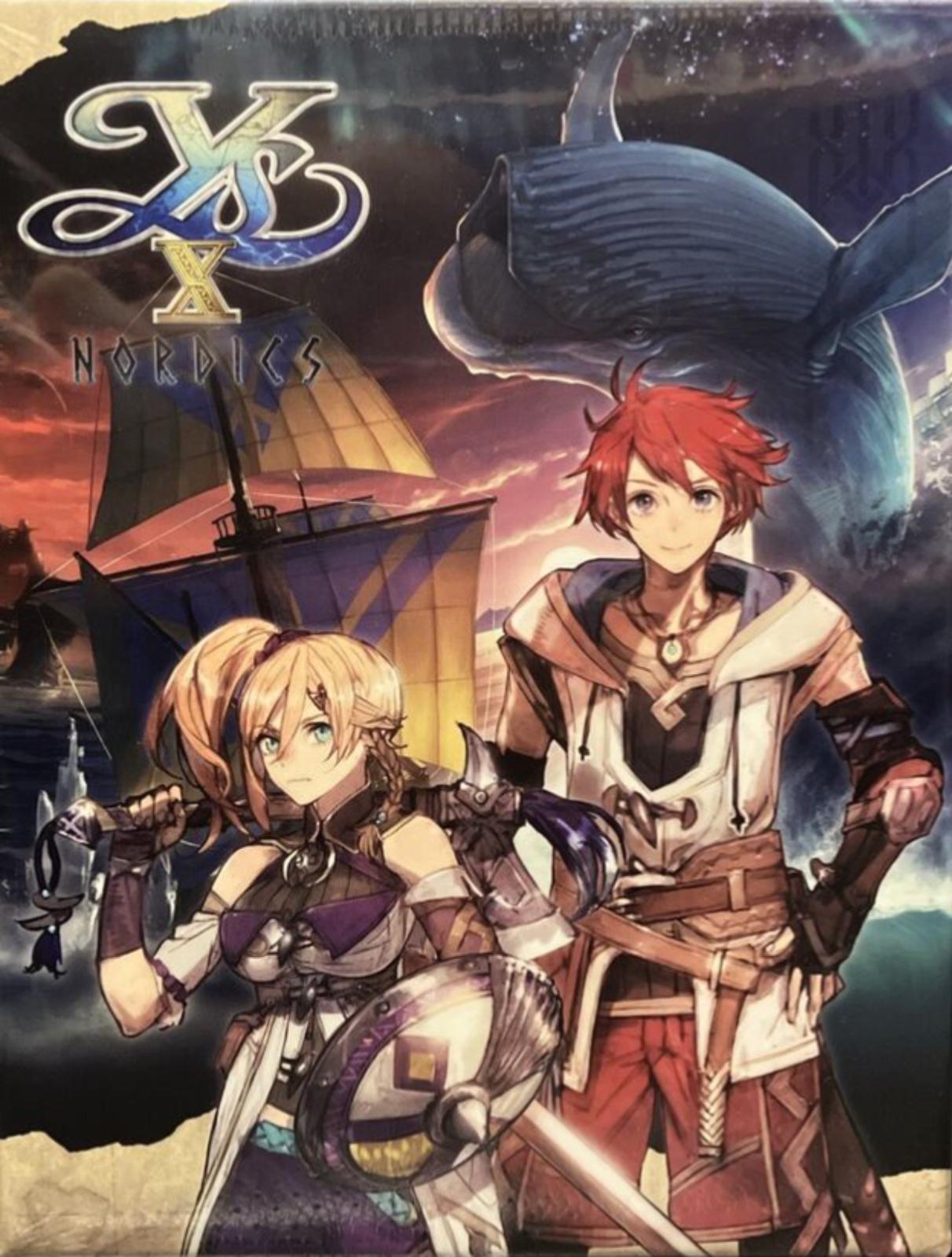 Carátula de Ys X: Nordics Limited Edition para PS4 (edición PAL España)