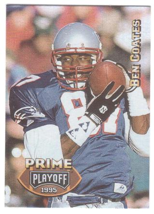 Ben Coates #65 1995 Playoff Prime Football