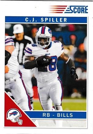 C.J. Spiller #30 Football Cards 2011 Panini Score