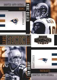 Tom Brady / Marc Bulger #CR-13 Football Cards 2005 Playoff Honors Class Reunion