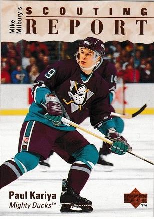 Paul Kariya #245 1995 Upper Deck Hockey