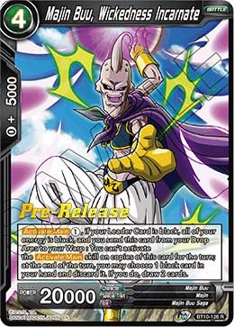 Majin Buu, Wickedness Incarnate BT10-126 Dragon Ball Super Rise of the Unison Warrior: Pre-Release Promos