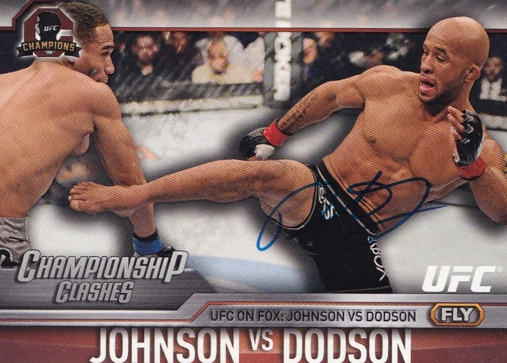 John Dodson, Demetrious Johnson #CC-16 Ufc Cards 2015 Topps UFC Champions Championship Clashes