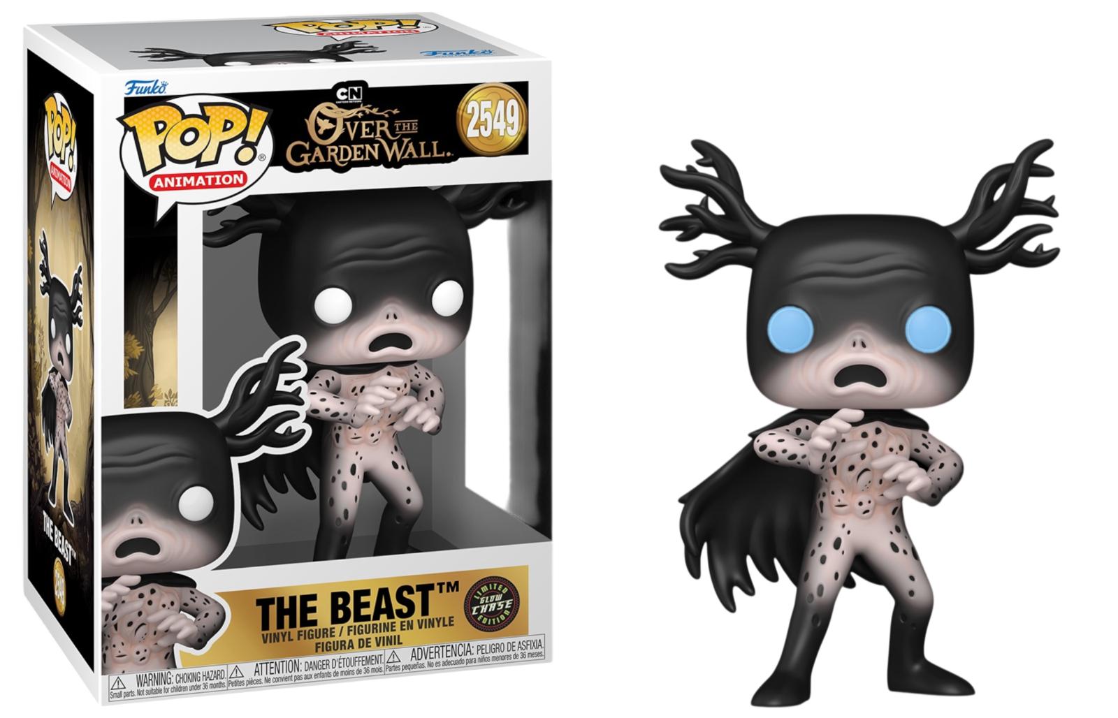The Beast #2549 Over the Garden Wall Funko Pop Chase GITD exclusive box and figure
