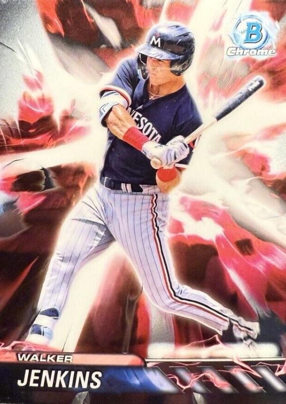 Walker Jenkins #PP-14 Baseball Cards 2024 Bowman Draft Plasma Power