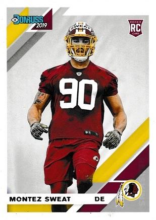 Montez Sweat #260 Football Cards 2019 Donruss
