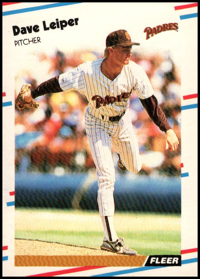 Dave Leiper #U-123 Baseball Cards 1988 Fleer Update