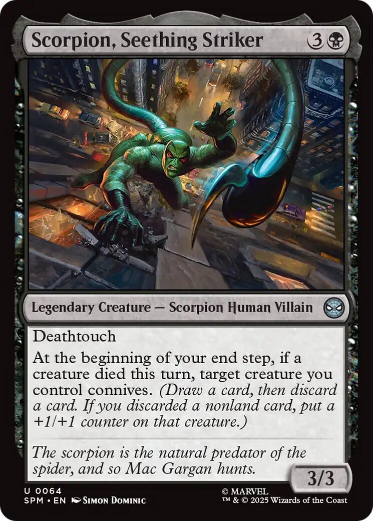Scorpion, Seething Striker [Foil] condition prices