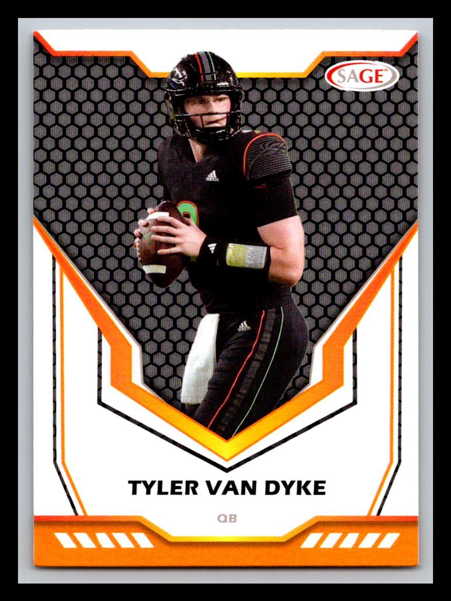 Tyler Van Dyke #80 2024 Sage Hit Football