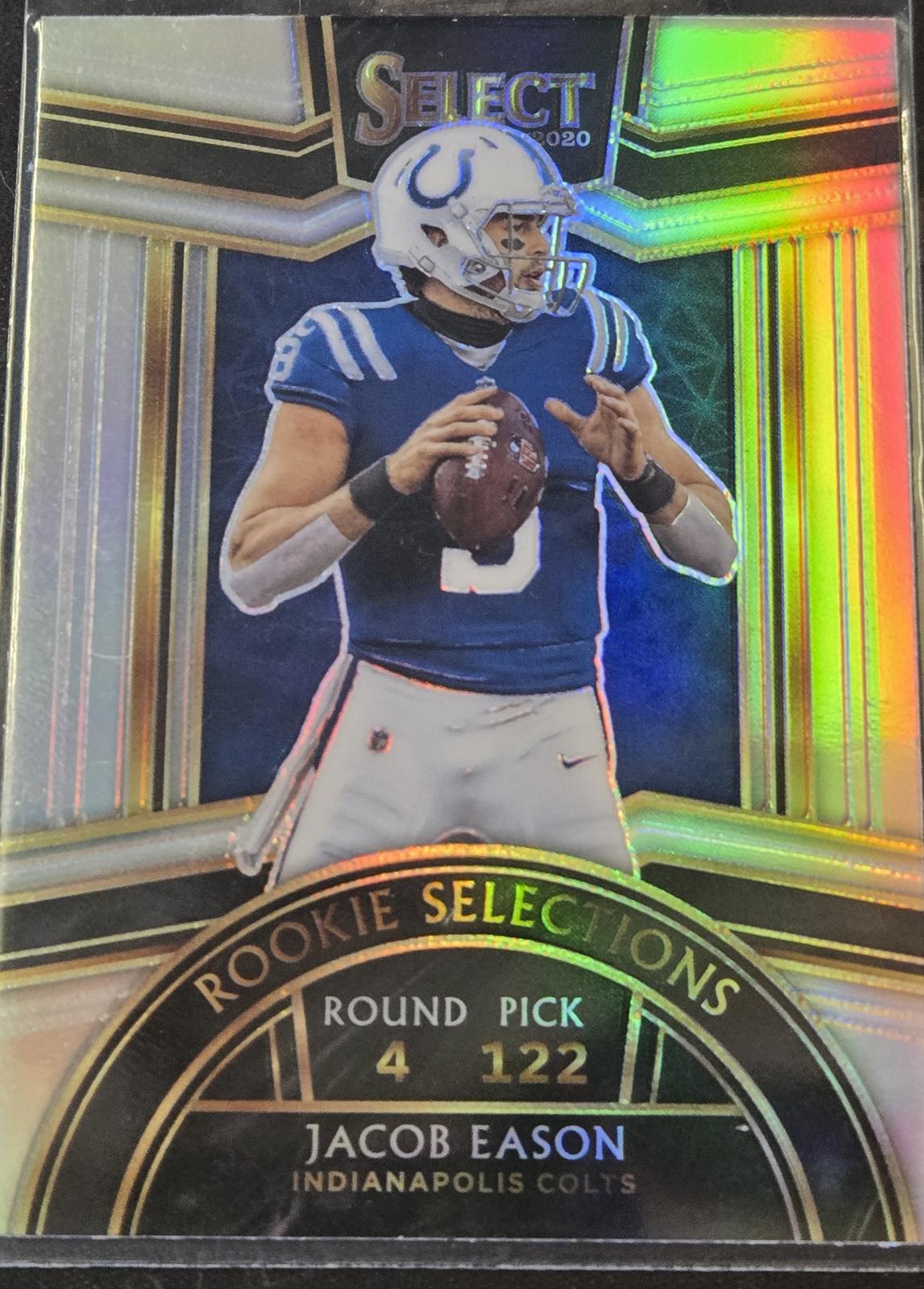 Jacob Eason Football Cards 2020 Panini Select Rookie Selections